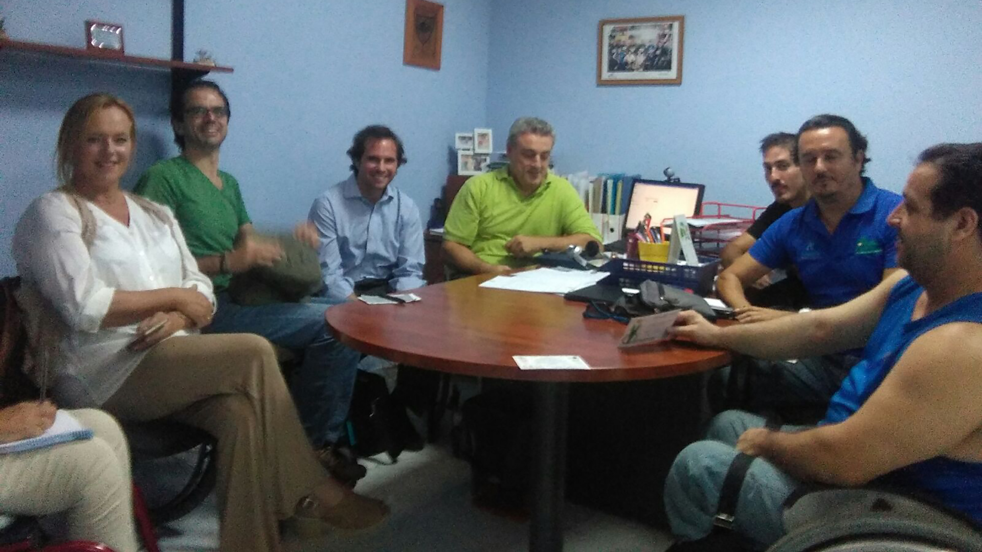 fotografía miembros de los clubes deportivos