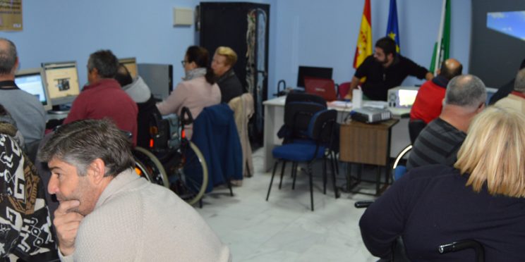 fotografía de alumnos en el curso
