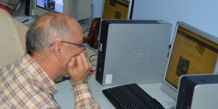 fotografía alumno durante el curso de redes sociales