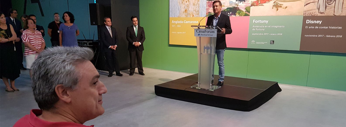 Fotografía asistentes presentación de la exposición ‘Sorolla. Un jardín para pintar’