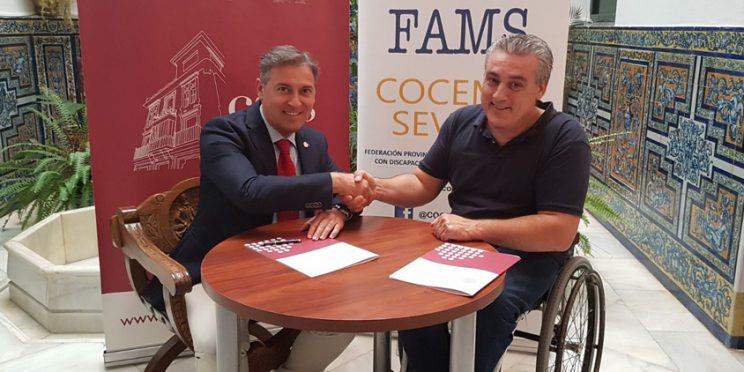 Fotografía firma convenio CAFS