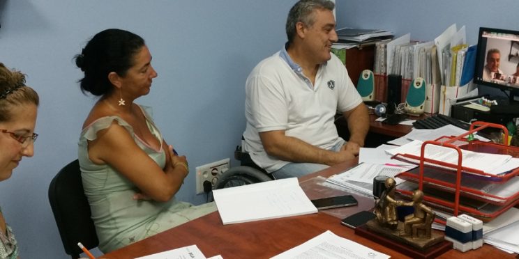 Fotografía asistentes a la Videoconferencia convocada por Andalucía Inclusiva