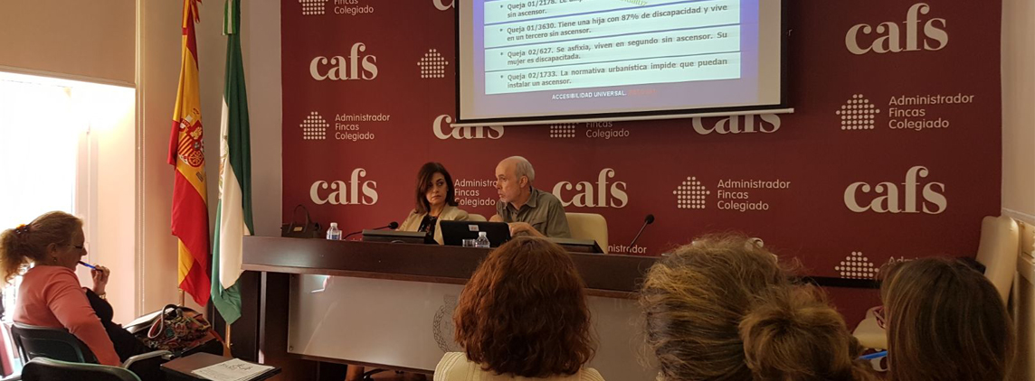 Fotografía ponentes Jornada Colegio de Administradores de Fincas de Sevilla