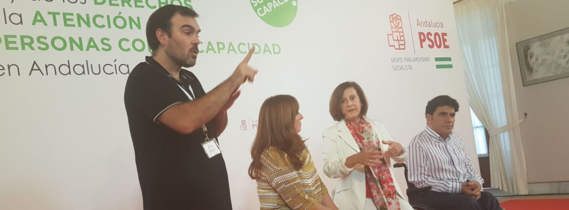 Fotografía ponentes Jornada presentación Ley Discapacidad