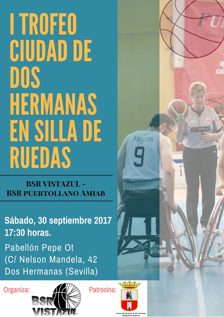 Cartel I Trofeo Dos Hermanas de baloncesto en silla de ruedas