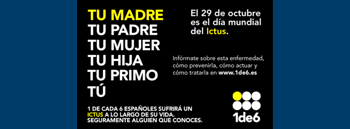 Imagen Cartel Día Mundial del Ictus