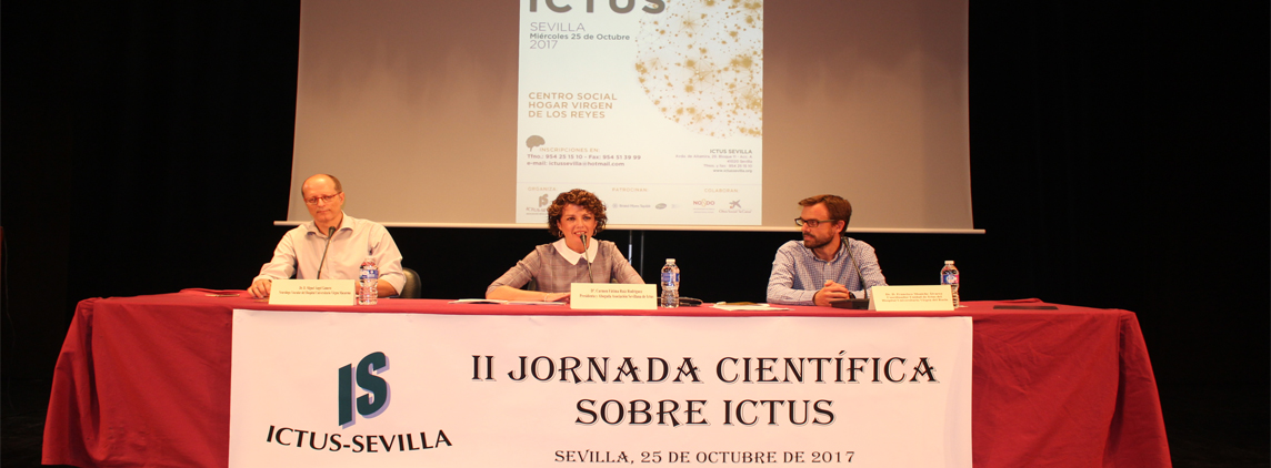 fotografía ponentes en la II Jornada Científica sobre ictus