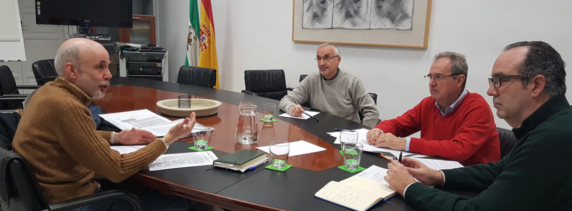 fotografía participantes reunión Defensor del Pueblo Andaluz y FAMS COCEMFE