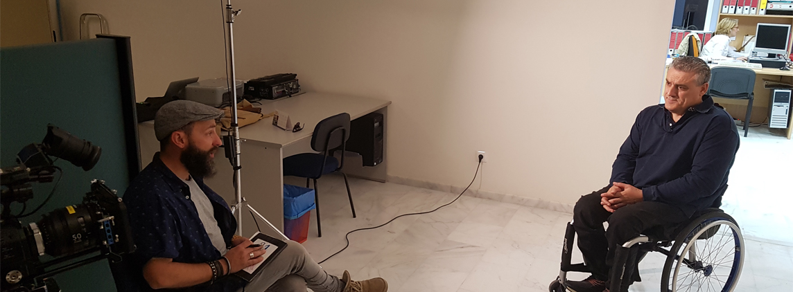 fotografía entrevista por Destino Ciudadanía, Canal Sur