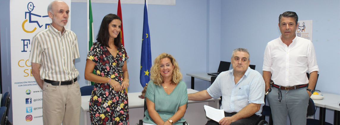 fotografía asistentes Reunión secretaria de Servicios Sociales, Dependencia y Discapacidad del PSOE-A