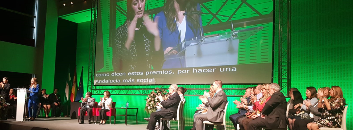 fotografía asistentes premios 'Andalucía más social'