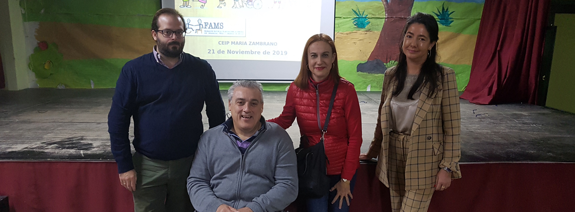 Fotografía asistente jornadas CEIP María Zambrano