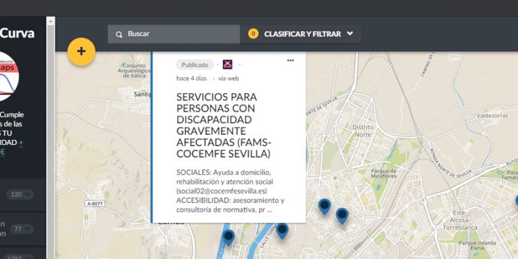 Imagen captura de pantalla mapa FrenarLaCurva covid19
