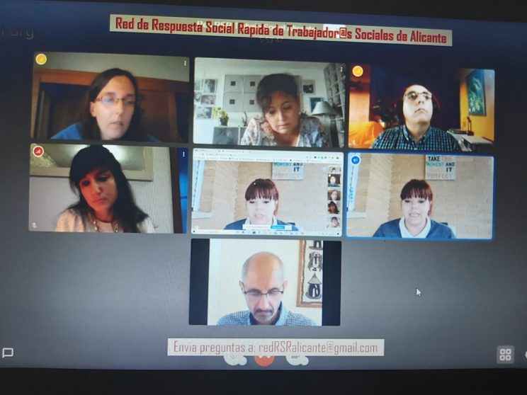 Fotografía Seminario online sobre trabajo social en emergencias y crisis