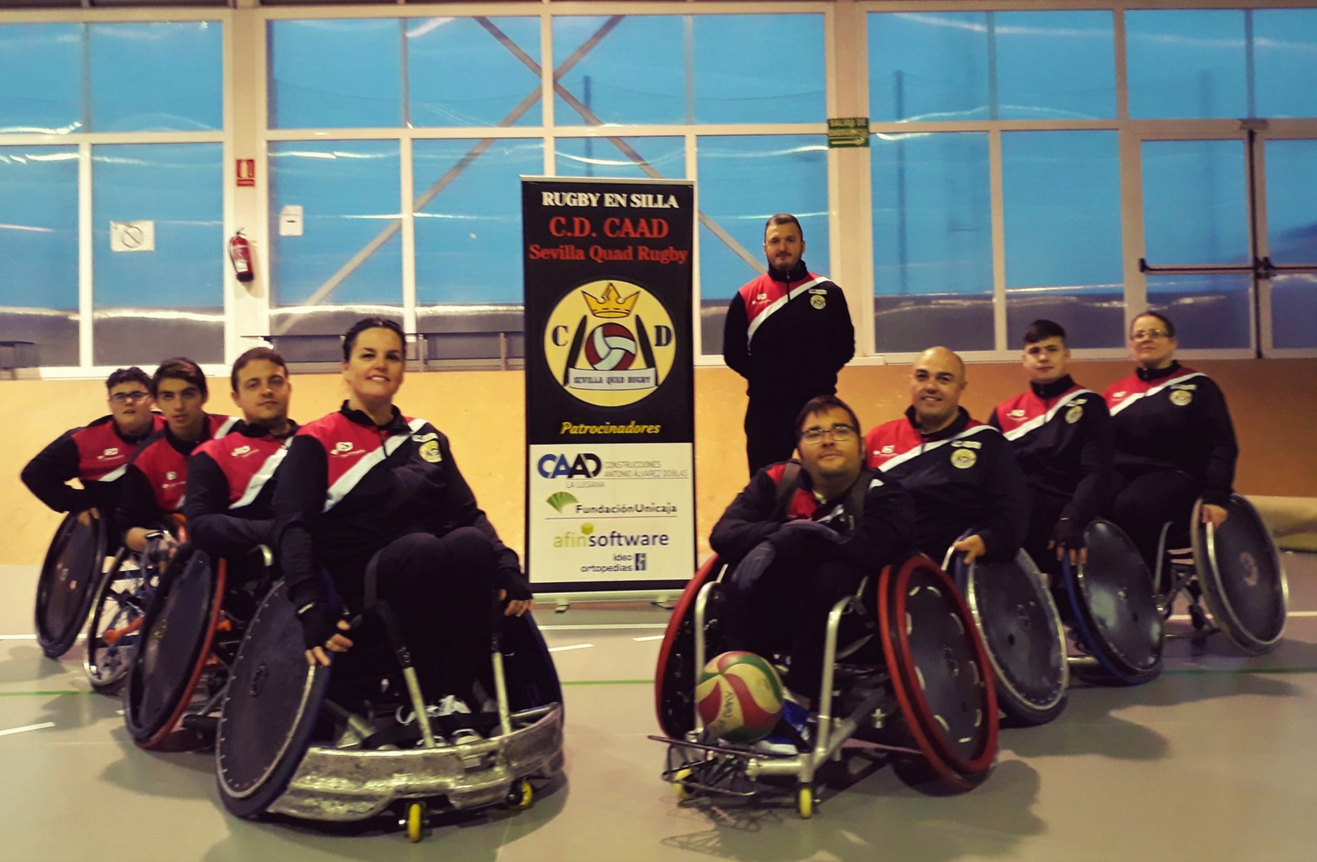 Fotografía equipo Sevilla Quad Rugby