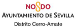 Logotipo Ayuntamiento de Sevilla Distrito Cerro-Amate