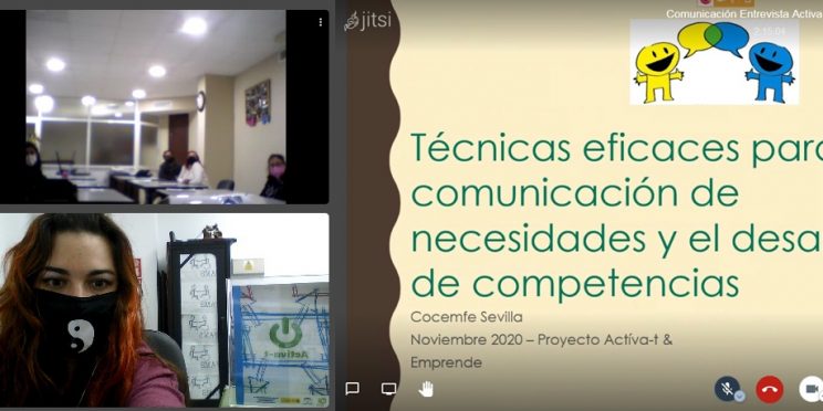 Taller Comunicaicón Eficaz Actíva-t COCEMFE Sevilla
