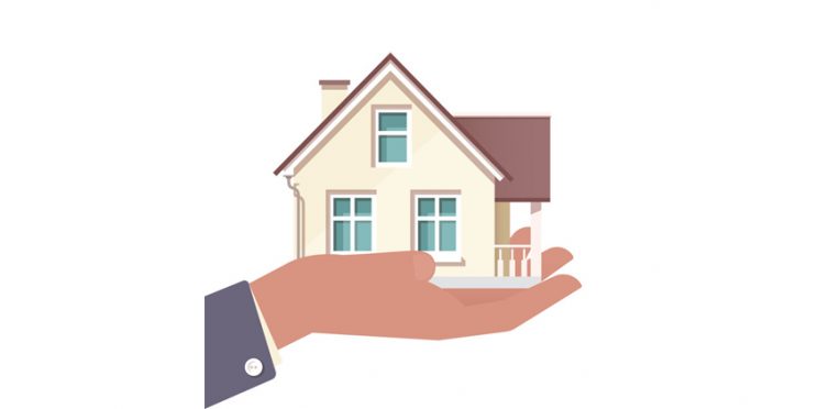 imagen casa en palma de la mano