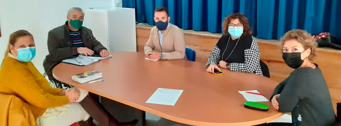 Fotografía reunión COCEMFE Sevilla y el Ayuntamiento de El Coronil