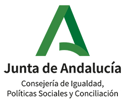 Logotipo Consejería Igualdad, Políticas Sociales y Conciliación Junta de Andalucía