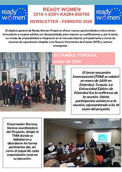 Imagen Portada Boletín Ready Women febrero 2020