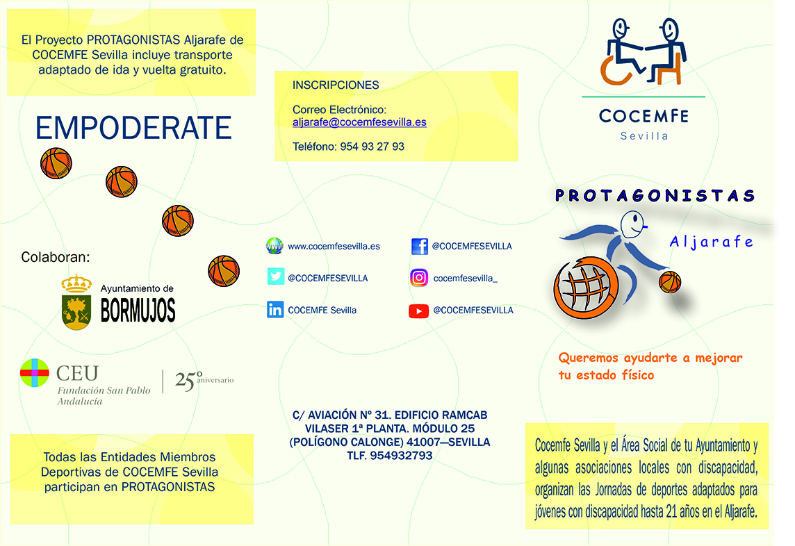 Imagen tríptico Protagonistas anverso