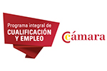 Logotipo Programa Integral de Cualificación y Empleo de la Cámara de Comercio