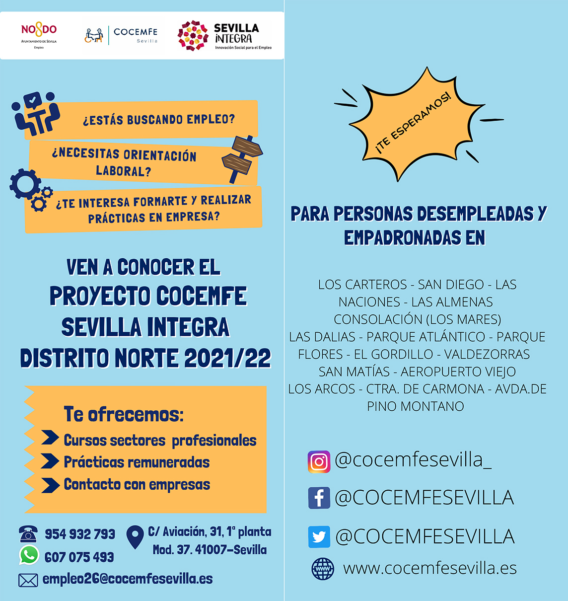 Imagen Folleto Sevilla Integra 2021-2022