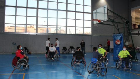 Fotografía Inauguración Protagonistas 5. Baloncesto adaptado