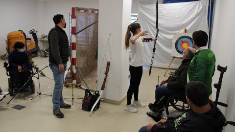 Fotografía Inauguración Protagonistas 6. Tiro con arco adaptado