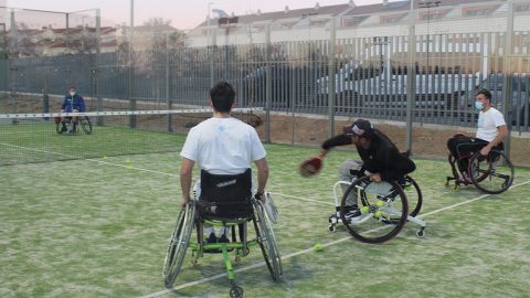 Fotografía Inauguración Protagonistas 8. Pádel adaptado
