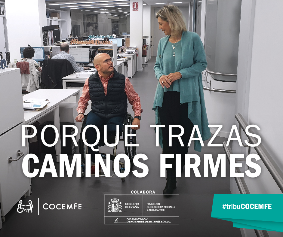 Imagen COCEMFE TRIBU Porque trazas caminos firmes