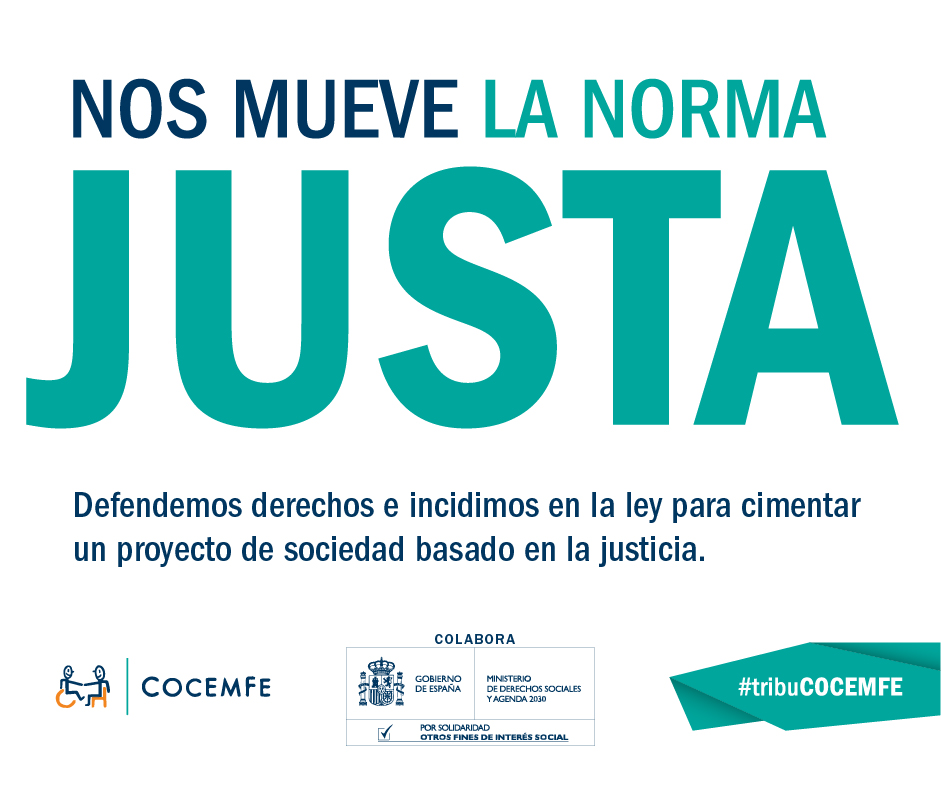 Imagen COCEMFE TRIBU Nos mueve la norma justa