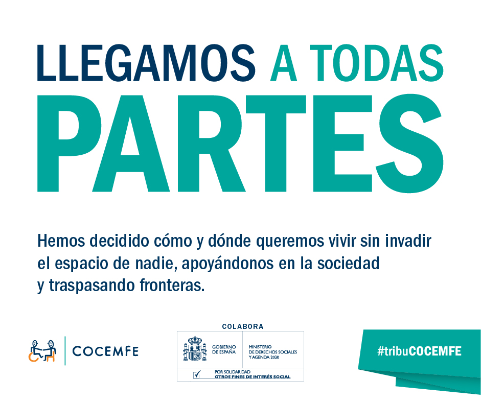 Imagen COCEMFE TRIBU Llegamos a todas partes