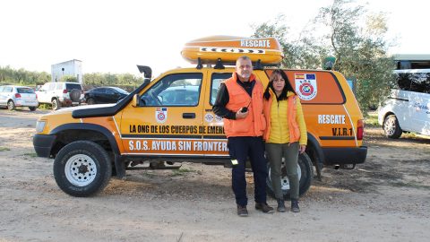 Fotografía Miembros de SOS Ayuda Sin Fronteras