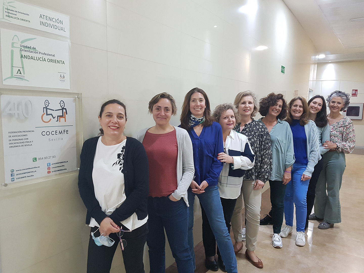 Fotografía Técnicas Andalucía Orienta de COCEMFE Sevilla