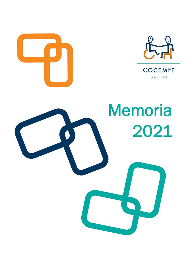 Imagen portada memoria actividades COCEMFE Sevilla 2021