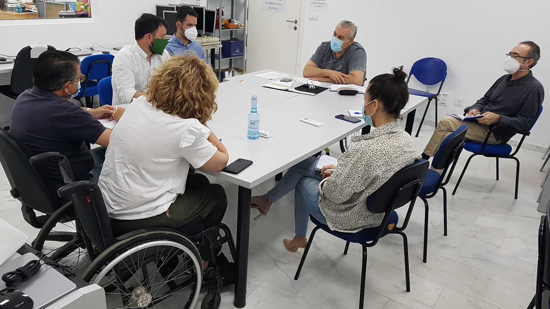 Fotografía reunión con Quantica Renovables