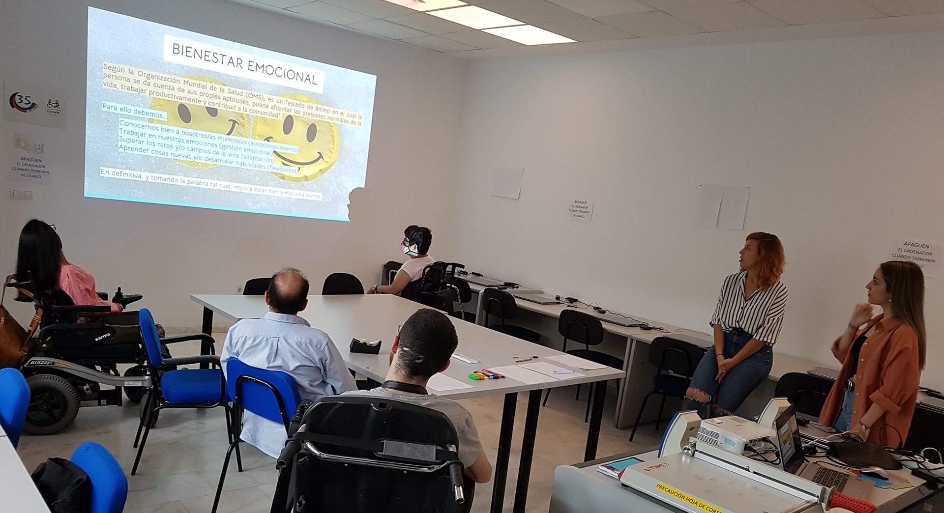 Fotografía taller Bienestar Emocional