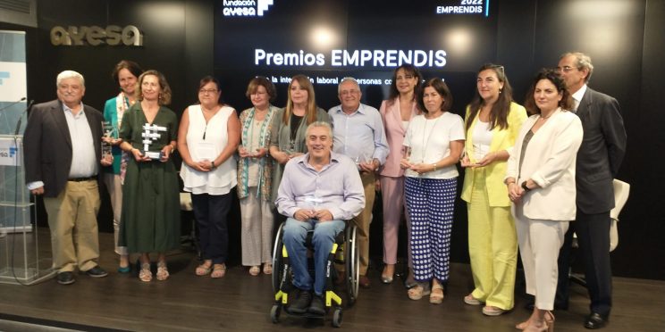 Fotografía premiados Fundación Ayesa Premios EMPRENDIS