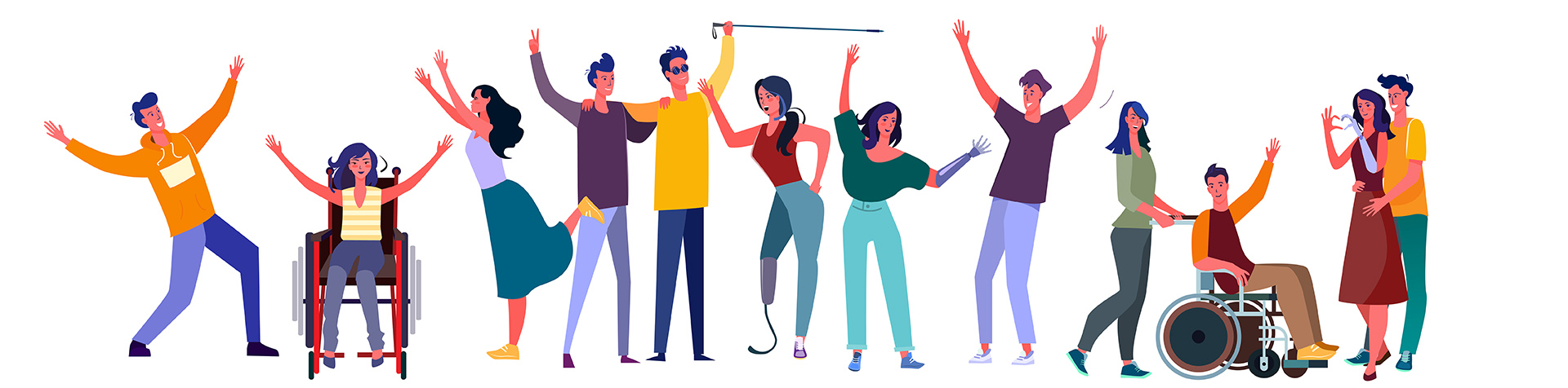 Imagen personas con diversidad
