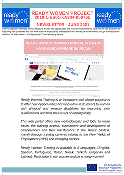 Ready Women Newsletter Cover Image June 2021