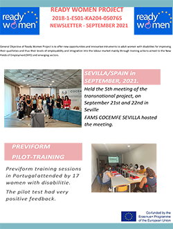 Ready Women Newsletter Cover Image September 2021