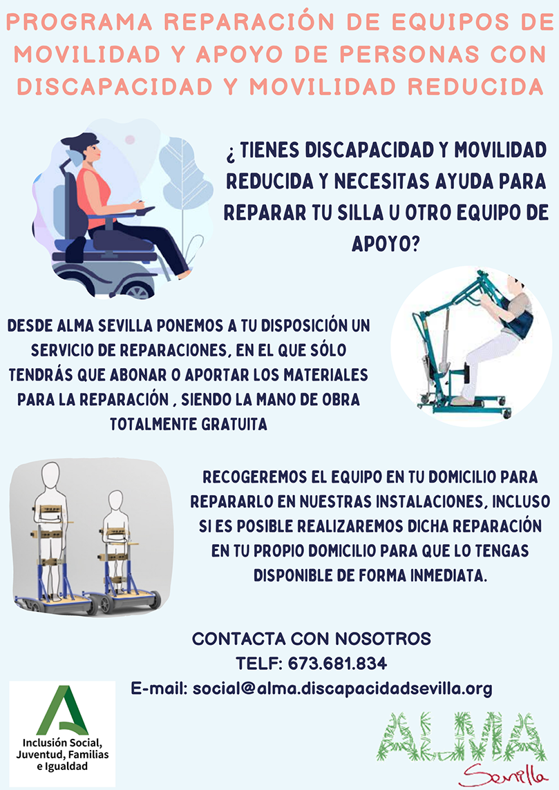 Imagen Cartel reparaciones Alma Sevilla