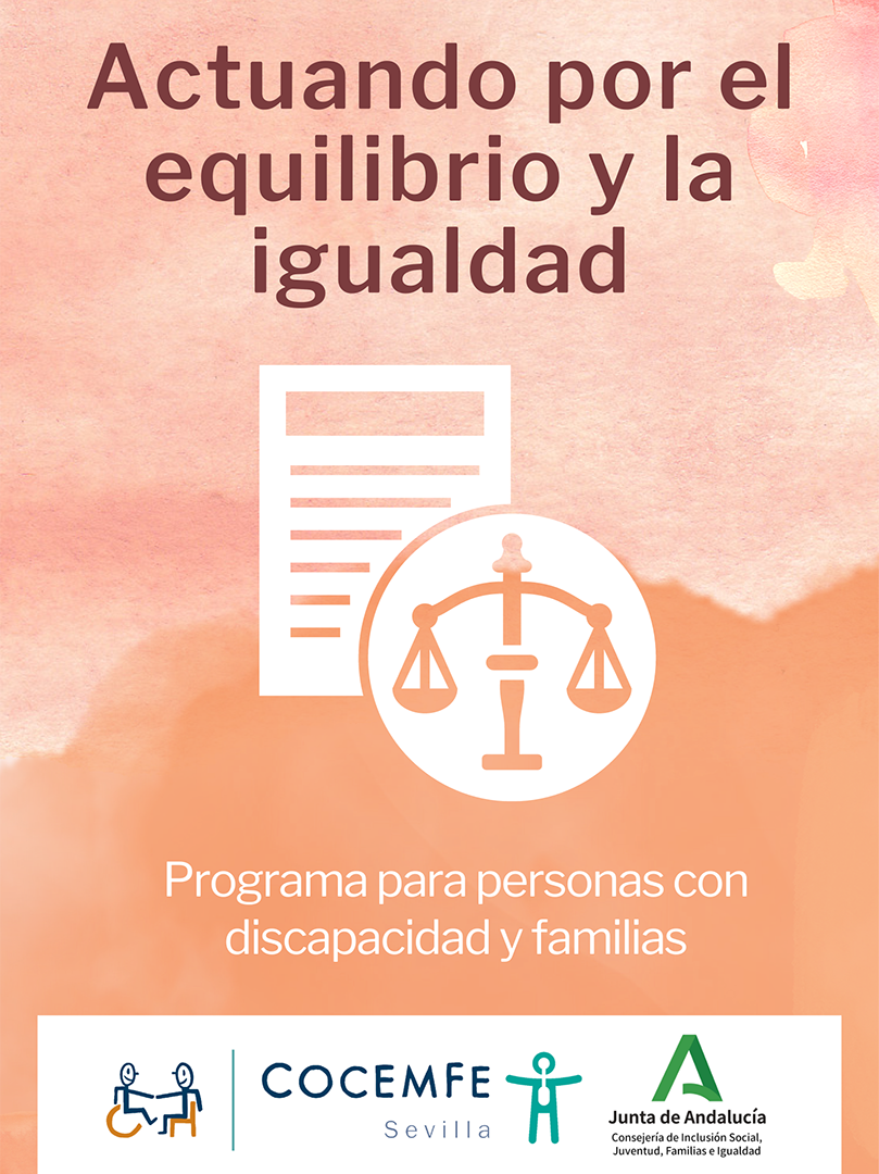 Imagen CarteL Programa Actuando por el equilibrio y la igualdad