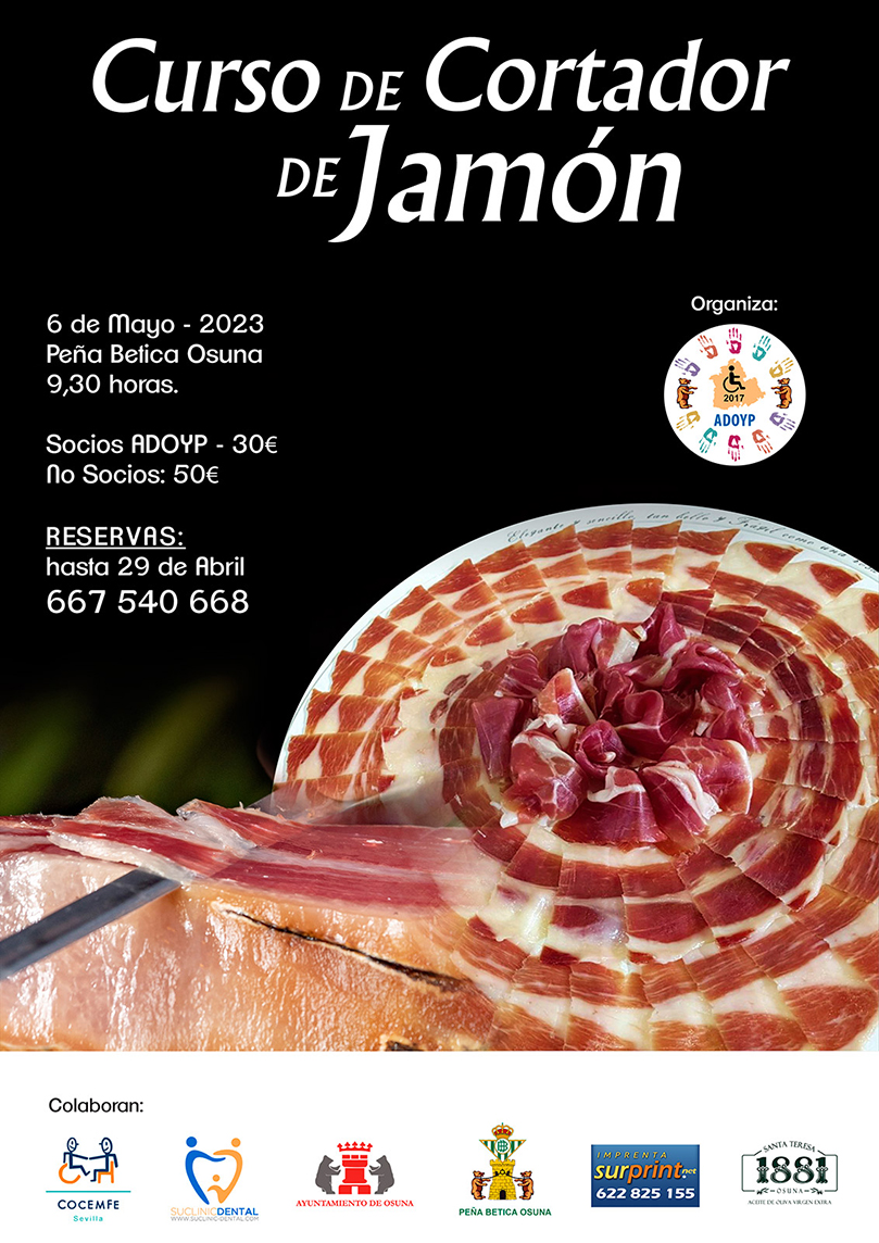 Imagen curso cortador jamón ADOYP