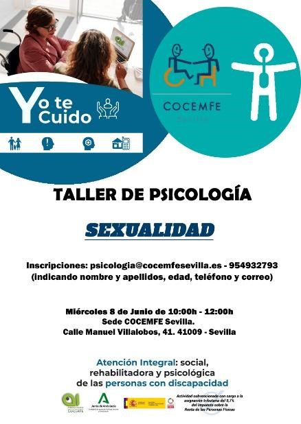Cartel Taller sexualidad YTC