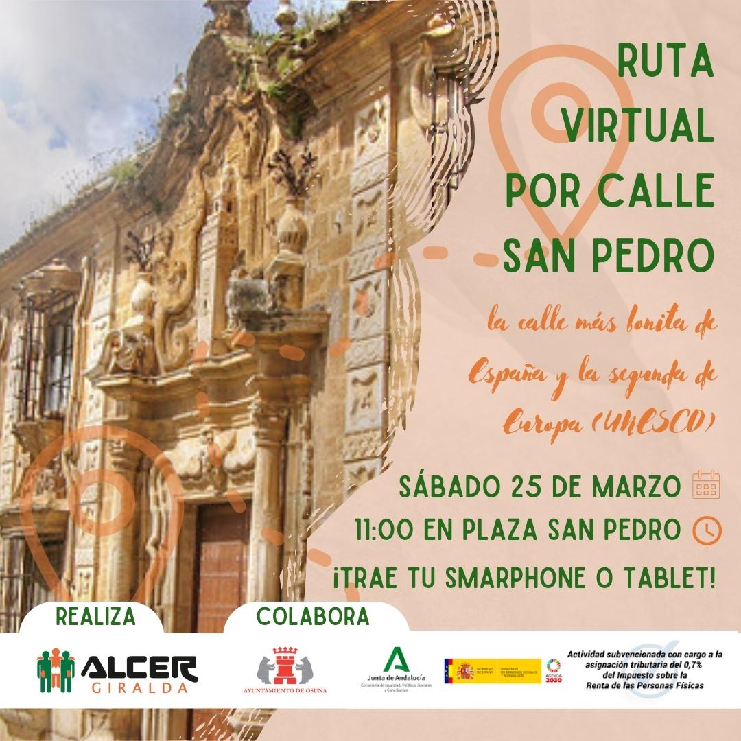 Cartel Visita Calle San Pedro Osuna