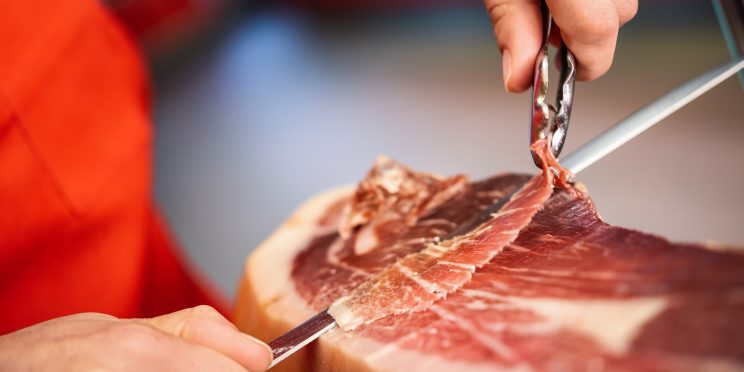 Fotografía cortador jamón