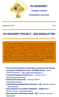 Image 2nd Newsletter EU-Rudisnet online